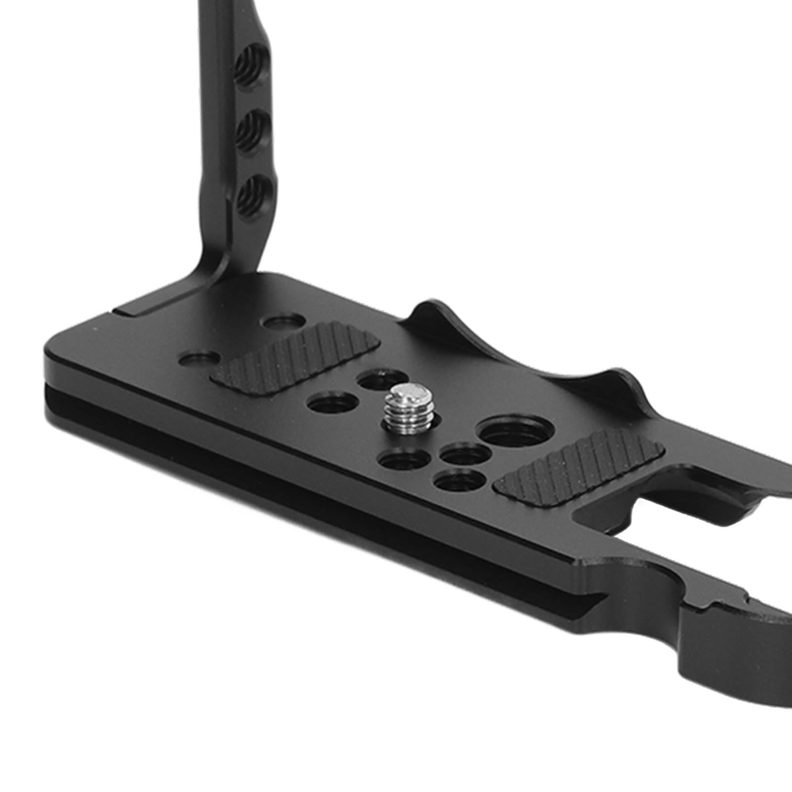 CHICIRIS Gabbia per Fotocamera per Rig Cinematografico R10 con Funzione Antiscivolo, Fori per Viti da 1/4" e 3/8", Lega di Alluminio Leggera