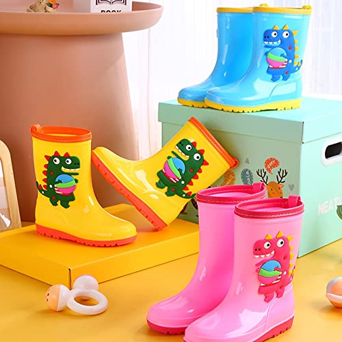 Toddler Kids Children Rain Boots Boys Girls Baby Cartoo𝐧 Animals Waterproo𝐟 Shoes Non Slip Rubber Toddler Snow Boot3