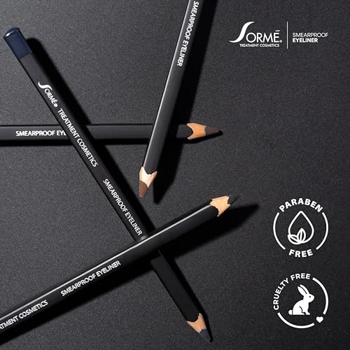 Sorme Cosmetics Delineador Lápiz Negro Impermeable miniatura 6