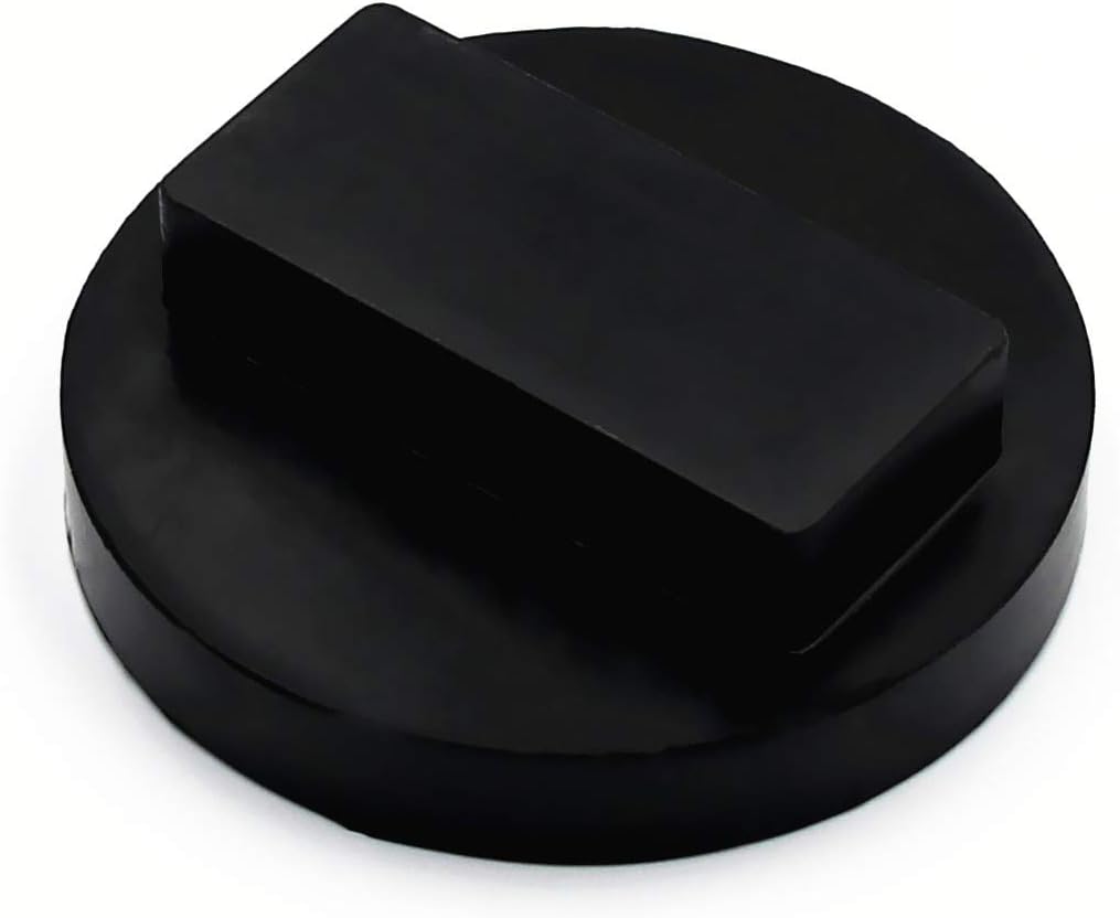 Jack Pad Universal for BMW and Mini Slotted Rubber Jack Pad Frame Rail Protector Square Polyurethane Jack Block (1 PCS)