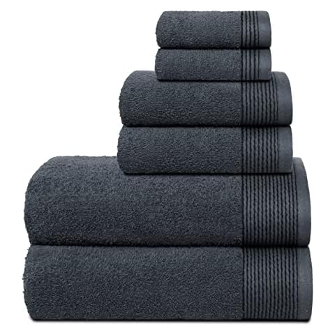 Belizzi Home 6 Pack Cotton Towel Set Cover
