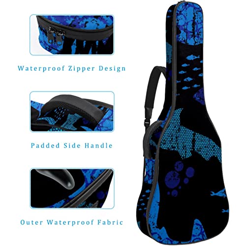 Housse pour guitare acoustique – Motif peau d’animal jaune abstrait – Rembourrage de 1 cm d’épaisseur – Étanche – 101,6… - Les Beatles, Paul McCartney, John Lennon, RIngo Starr, George Harrison Housse pour guitare acoustique - Motif peau d'animal jaune abstrait - Rembourrage de 1 cm d'épaisseur - Étanche - 101,6… – Image 5