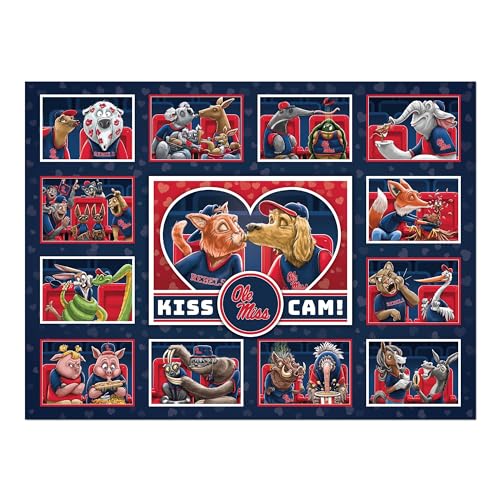 Image of YouTheFan NCAA Mississippi Rebels inchKiss Cam inch 500 Puzzle