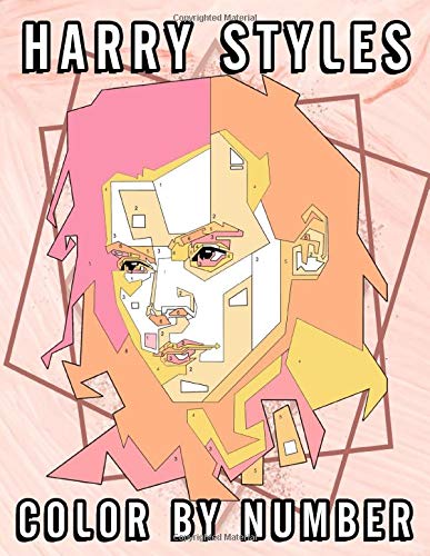 Harry Styles Color By Number: 20 Unique Harry Styles Illustrations to Color Great for Teens and Adults To Relax and Relieve Stress