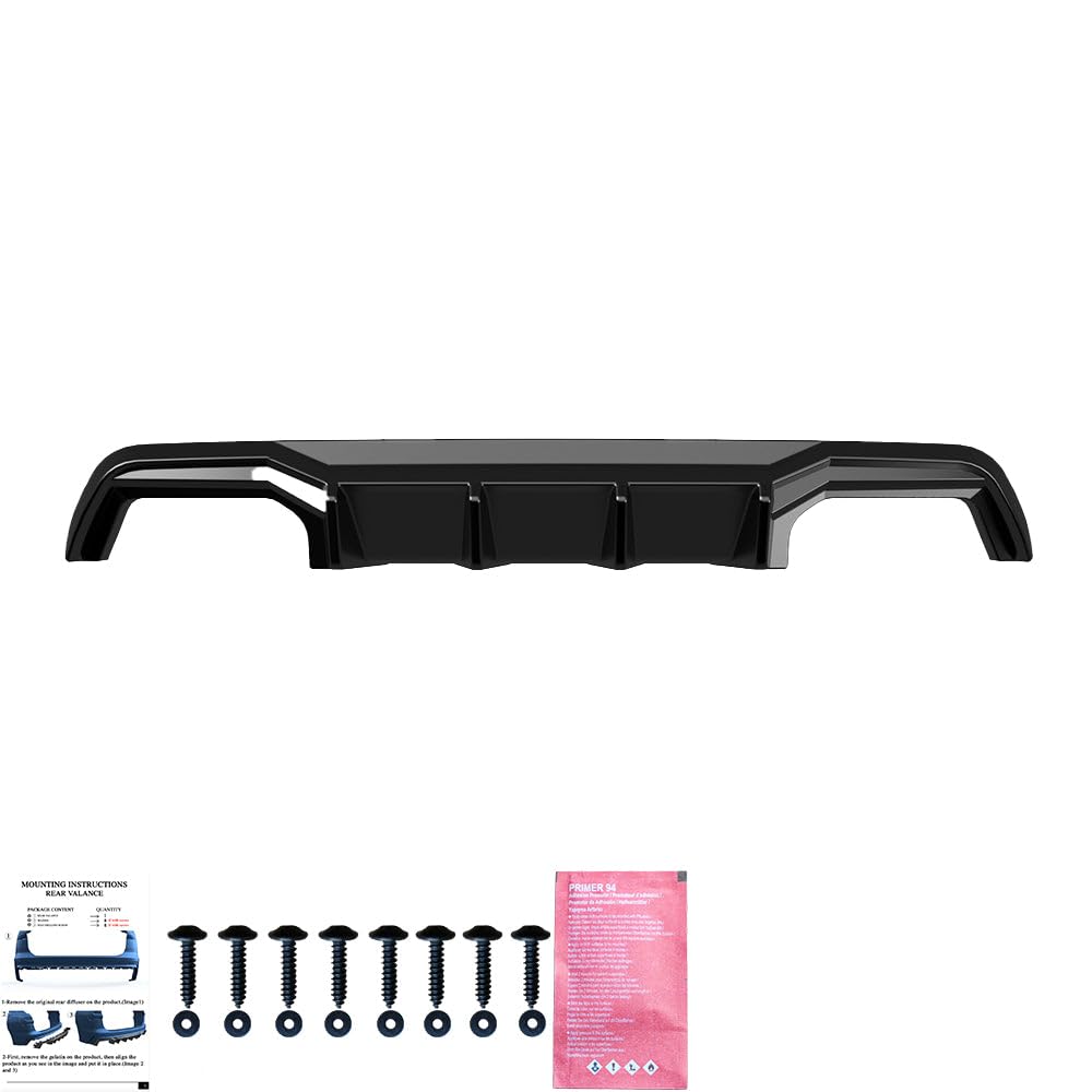 Diffusore Posteriore Oneway compatibile con Cupra Formentor 2020-2024 e Facelift 2024- - Versione 2 - Nero lucido