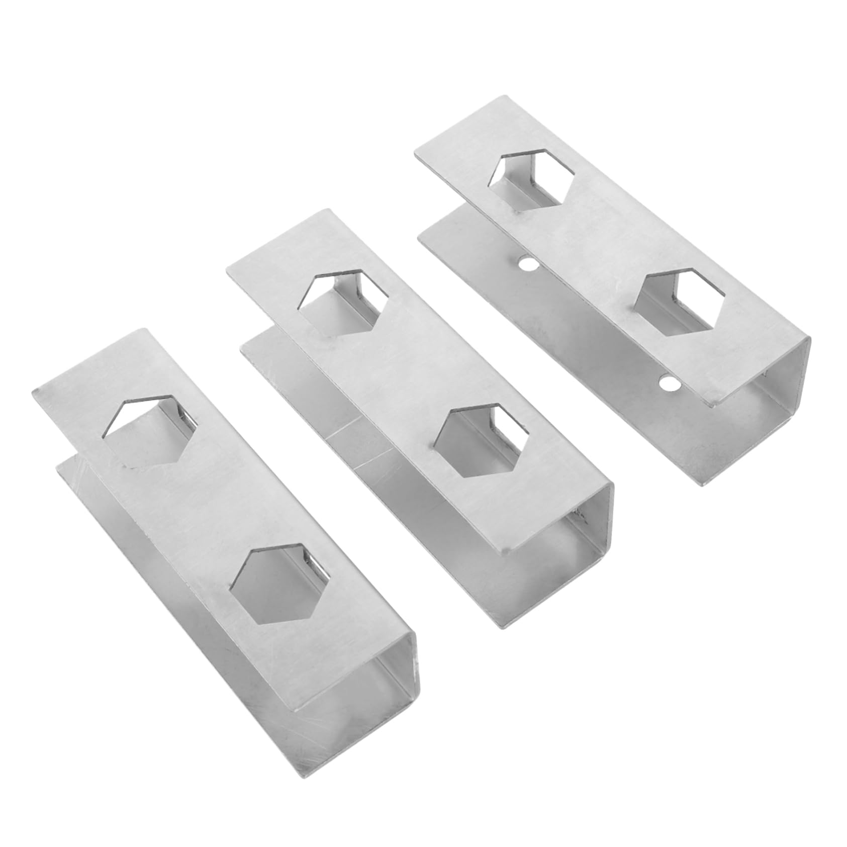 balacoo Laptop Desk Mount 3 Pack Under Desk Laptop Holders Metal Construction Storage Shelf Sturdy Compact