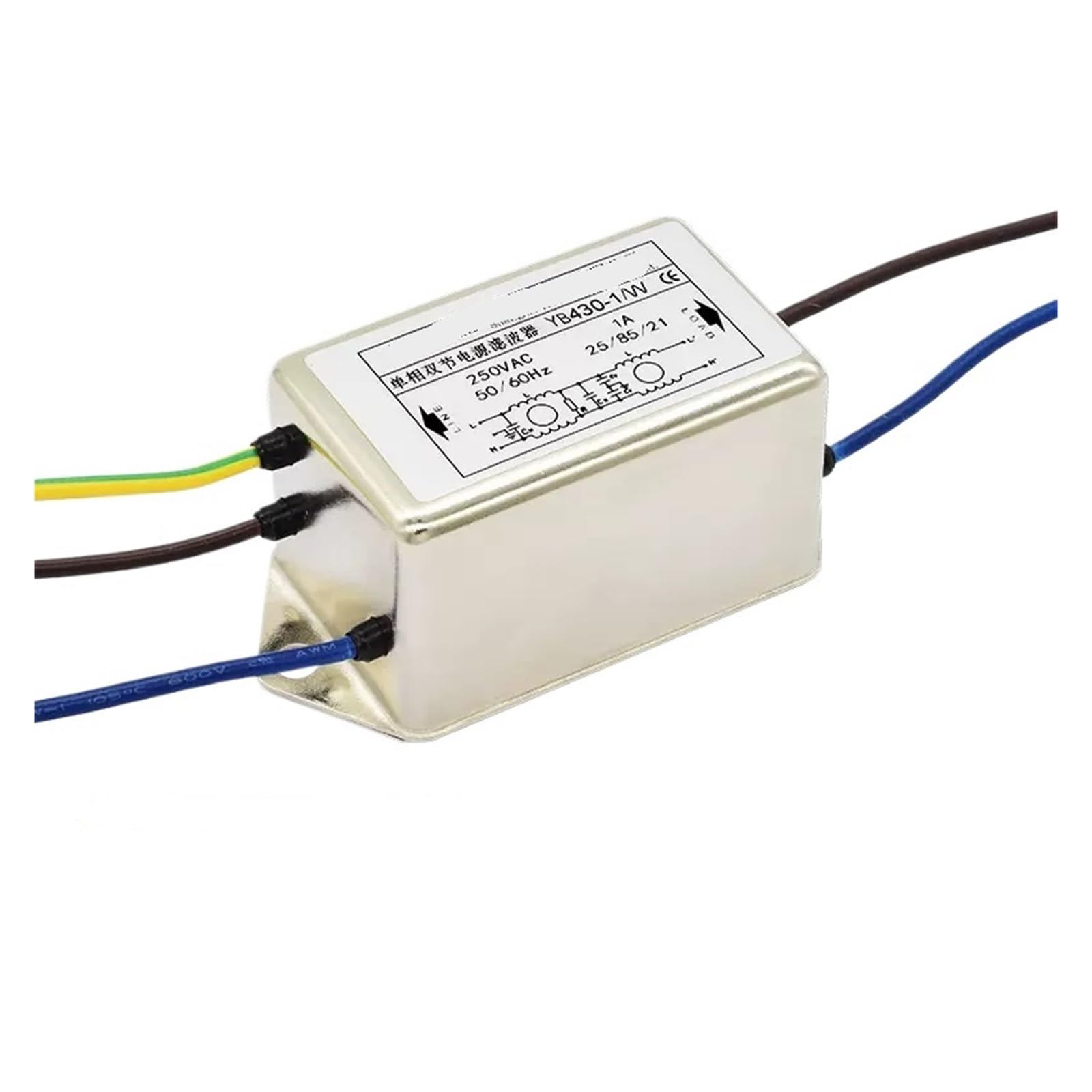 Filtre anti-interférence YB430-1A/W pour un courant purifié 220V