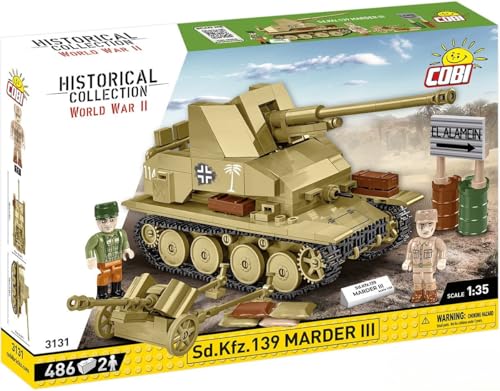 COBI SD.Kfz.139 MARDER III réplique sans colle ni peinture pour modéliste sans stress