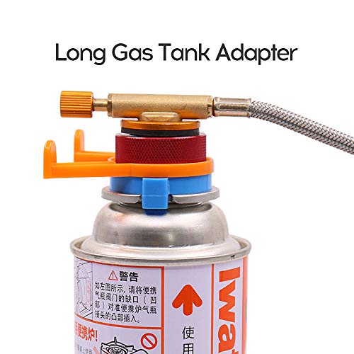 Adaptador de tanque de gás, Romacci Conversor de tanque de gás com suporte adaptador de cilindro de