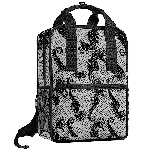 Sac à dos hippocampe enfant pour l'école et les sorties de loisirs