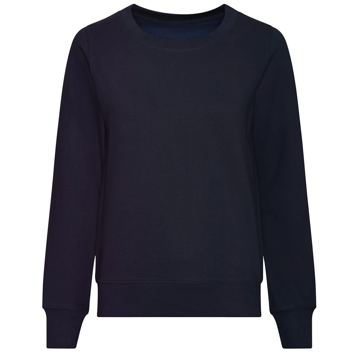 Just Hoods Women's Bleu Sweatshirt Round Neck Woman Awdis