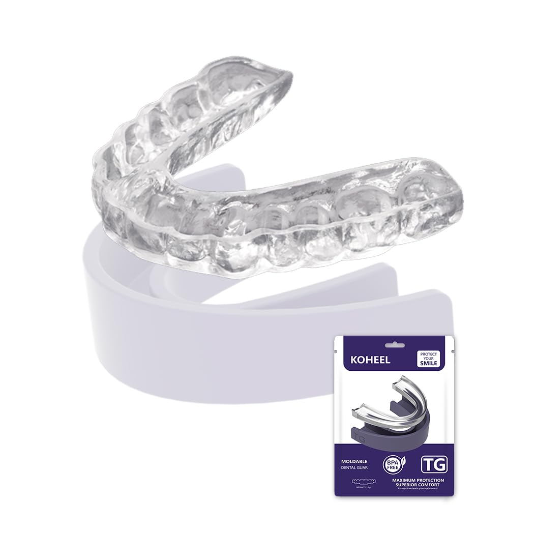 KOHEEL TG Gouttière Dentaire pour le Grincement des Dents avec Plateau de Formage - Facile à Utiliser et Parfaitement Adapté - Contre le Bruxisme (5 Pièces)