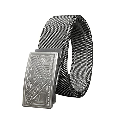 Ceinture homme tressée en acier inoxydable de qualité supérieure business
