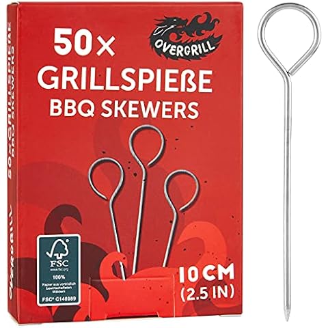 Brochettes en acier inoxydable OVERGRILL Cover