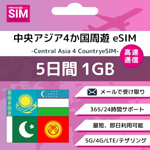AWA4V eSIM (1GB) Amazon[œ͂ ŒZzM ȒPݒ T|[gS ᑬt Dȃ^C~OŎ擾 ǉw cʊmFOK (5Days-1GB)
