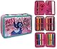 CARTOON Federmäppchen mit 3 Reißverschlüssen, 44 Stück, für die Schule, mehrere Fächer, Stifte, Buntstifte, Filzstifte Giotto, Stitch E Angel, Modern