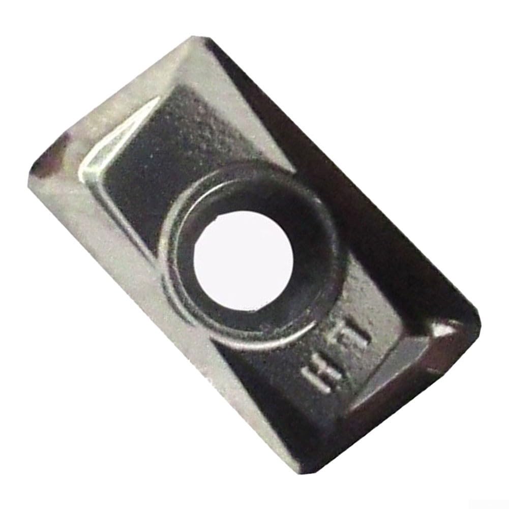 Carbide Inserts APKT11T308-G2 for Aluminum Machining, 10 PCS Dual-Edge Indexable Face Mill End Mill Inserts for Square & Side Milling