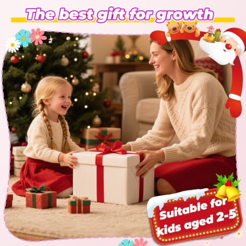 Image of Toddler Balance Bike for 2-5 Year Old,Kids Balance Bike with Fender,Kids Bicycle for 2 3 4 5 Years Old Boy Girl Birthday Christmas Toy Gift,Adjustable Seat /Handlebar,Flat-Free LED Tires,10Min Assembly