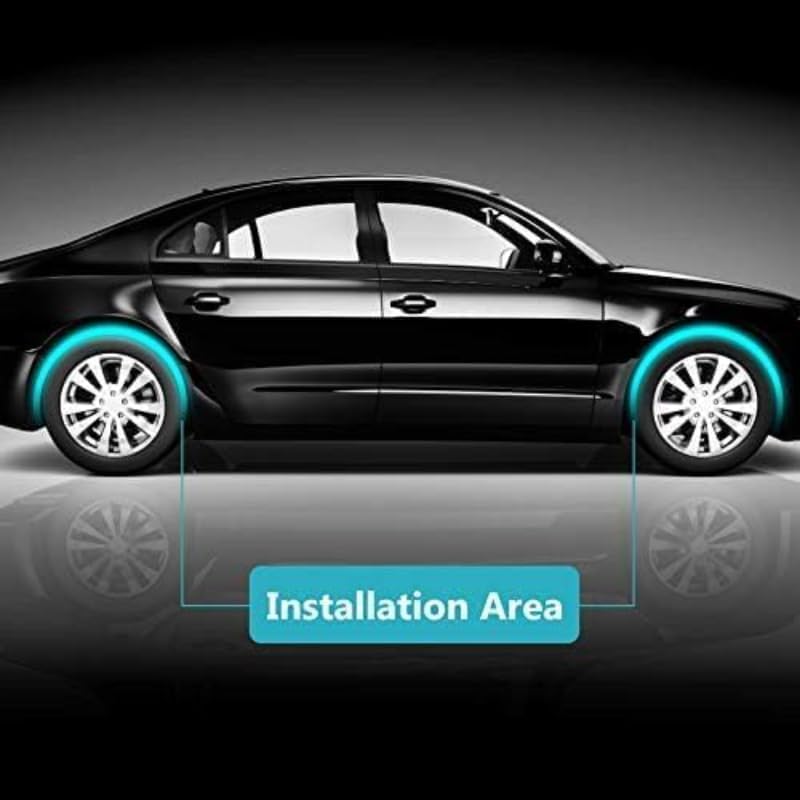 Protector Paso Rueda,para Citroen C4 Picasso/Grand C4 Picasso/Grand C4 Tira Guardabarros Flexible Moldura Autoadhesiva Antigolpes Resistente Intemperie,A