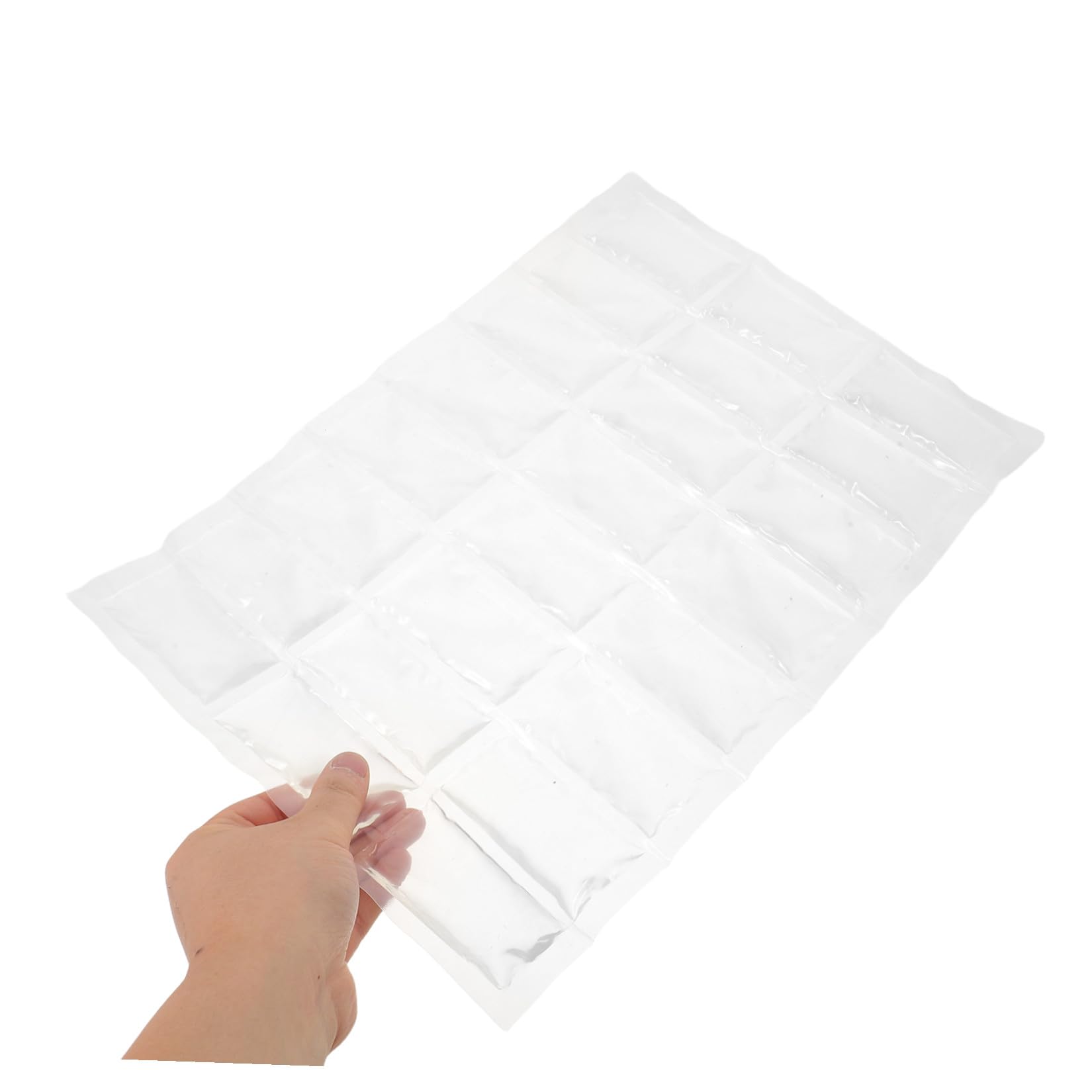 Sacchetti di Ghiaccio Riutilizzabili Gel a Griglia in PE per Raffreddamento Uniforme e Durata Prolungata, per Viaggi e Borse Frigo