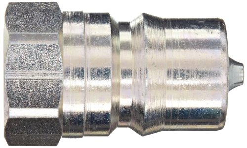 Image of Dixon Valve H4F4 Steel ISO-B Interchange Hydraulic Fitting, Nipple, 1 /2 inch Coupling x 1 /2 inch - 14 NPTF Female