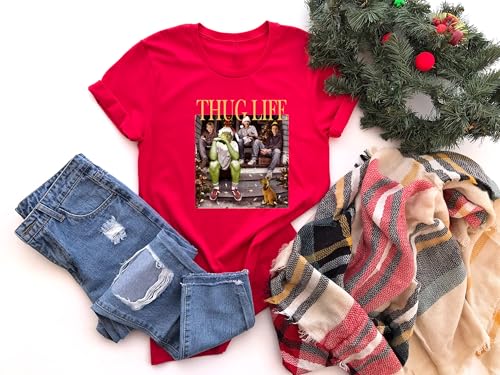 Generic Christmas Shirt, Christmas Sweatshirt, Thug Life Christmas Sweatshirt, Christmas Movies Characters Sweatshirt, Christmas Ugly Sweater thumb #6