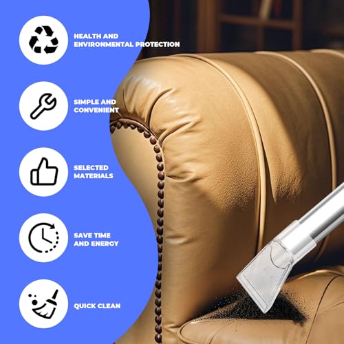 2 Stück Sprühextraktionsdüse, Polsterdüse Sprühsauger, Nasssauger Düse, Nasssauger Aufsatz Transparent, 38MM Staubsauger HanddüSe, für die Autopflege Sofa Steppung Düse Nasssauger