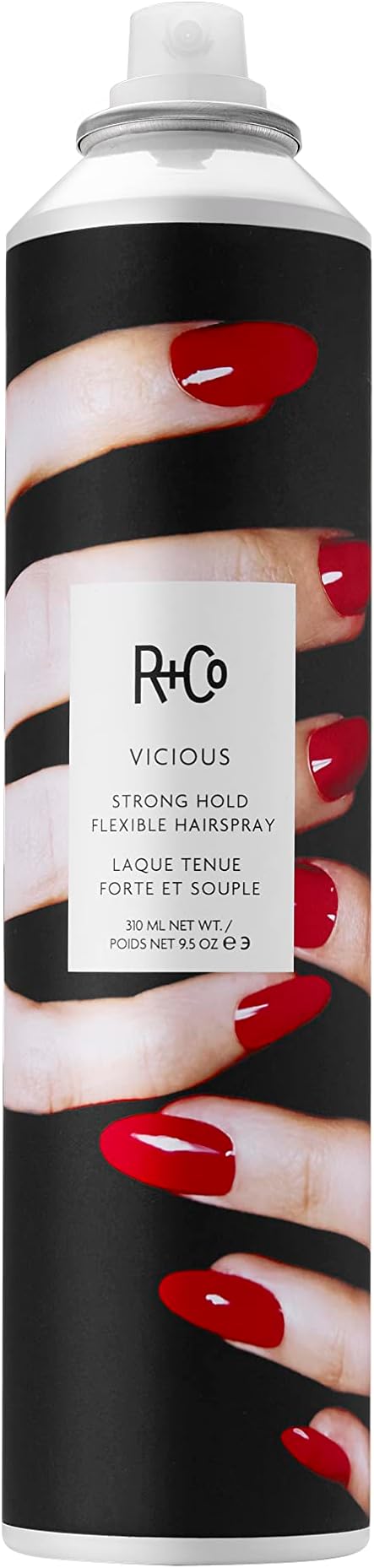 VICIOUS Strong Hold Flexible Hairspray – Long-Lasting Hold & Flexibility, Controls Frizz & Adds Shine, All Hair Types