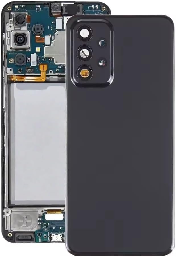 Compatible Rear Glass Panel for Samsung Galaxy A23 5G Model SM-A236U – Battery Door Back Cover, Battery Back Cover Housing Replacement Part (Blue)