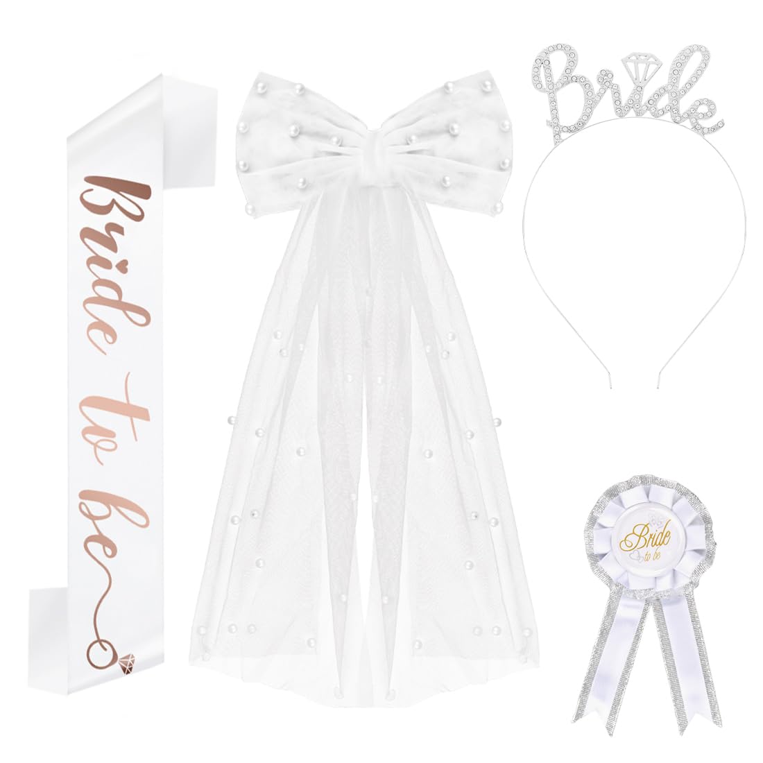 GGISUI 16 Pièces EVJF Accessoire, Kit Bracelet EVJF, Bride To Be Decoration Pour Accessoire De