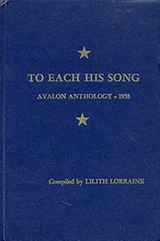Hardcover To Each His Song Avalon Anthology - 1958 Book