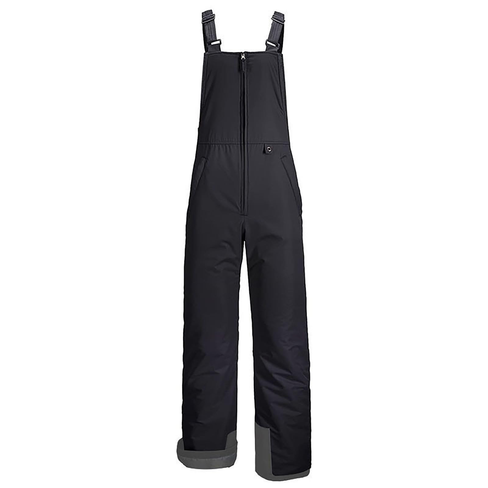 Generisch Skihose Damen Wasserdicht Schneehose Wasserdicht Leicht Schneeanzug Thermo Gefüttert Hosenträgerhose mit Verstellbarer Latzhose Outdoorhose Winddicht Snowboardhose Winter Mode Softshellhose