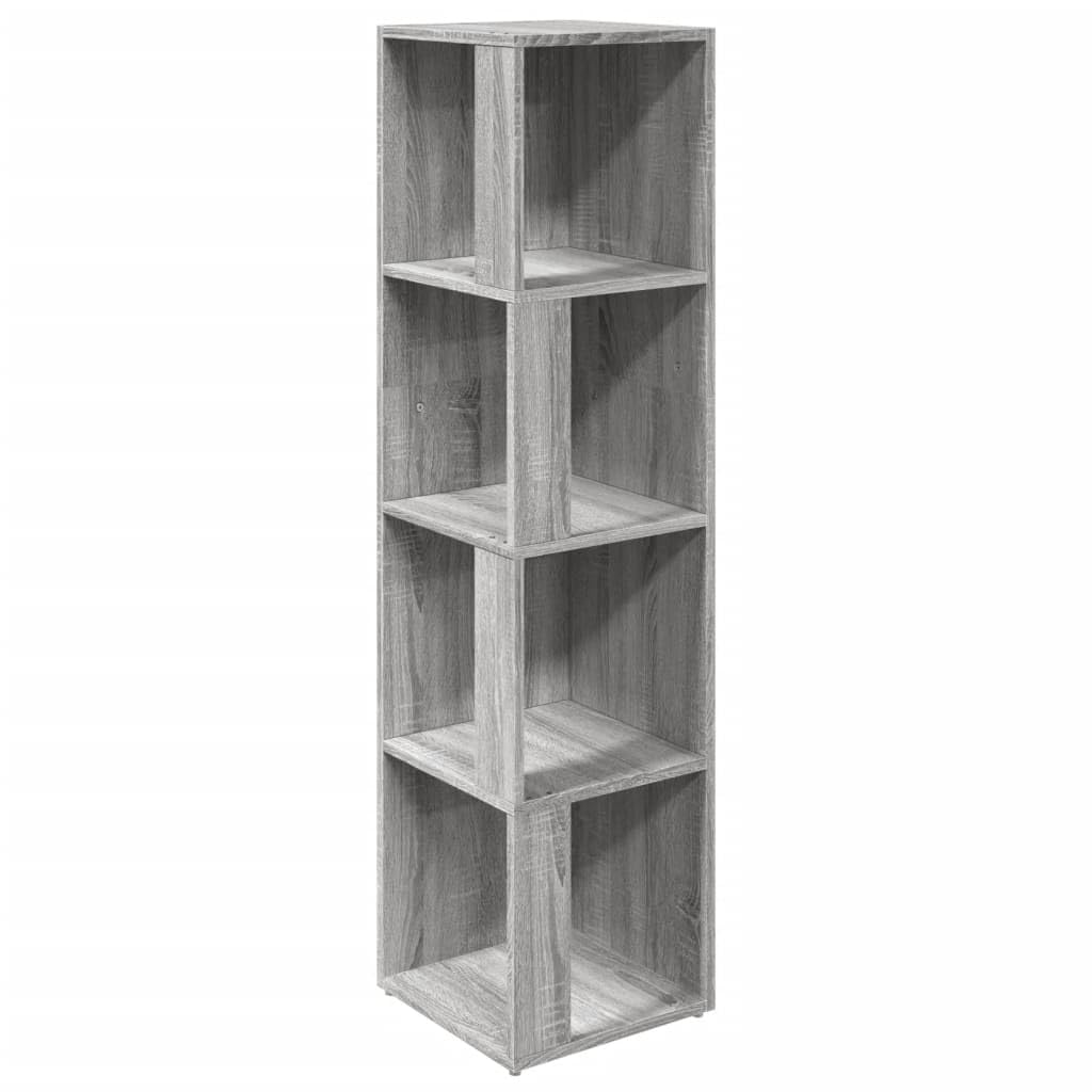 vidaXL Corner Cabinet Grey Sonoma 33x33x132 cm Engineered Wood — image 1