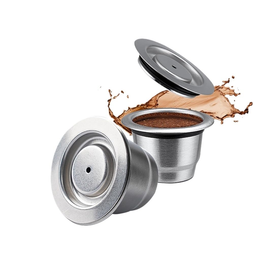 Cartouche Pour Nespresso Capsules Café Inox Réutilisables