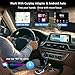 LEYMENCOJ Wireless Carplay Adapter & Android Auto Wireless Adapter - Upgrade 3 in 1 Plug & Play Converts Wired to Wireless,Fits for Cars from 2017+ with iPhone iOS 10+ Android 11+ (Silver)