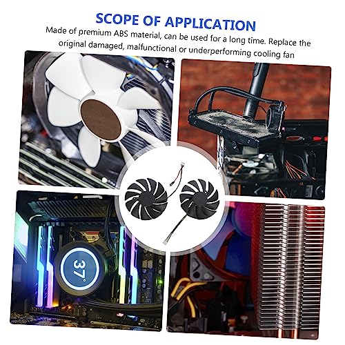 Ventilador de computadora HEMOTON y refrigeración de GPU compatible con tarjetas de alto rendimiento 5
