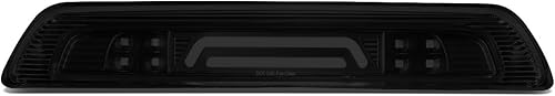 DNA MOTORING 3BL-TTU07-3D-LED-BK-SM carcasa negra 3D LED tercera luz de freno trasera compatible con Tundra 07-18