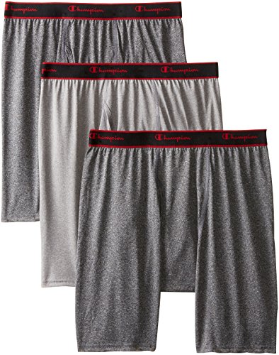 Champion mens 3-pack Active Performance Long Leg Boxer Briefs