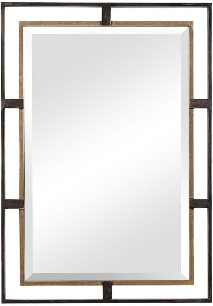 Uttermost 09711 Carrizo Rectangle Mirror, Multi Color