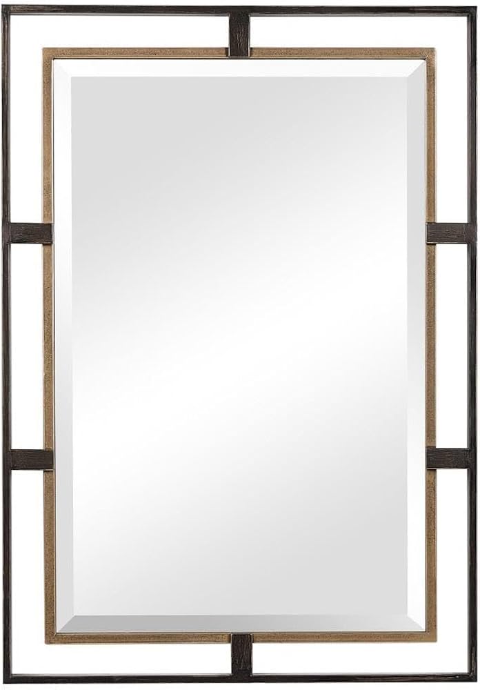 Amazon.com: Uttermost 09711 Carrizo Rectangle Mirror, Multi Color