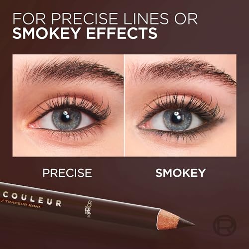 L'Oreal Paris Haute Couleur Kohl Eyeliner Pencil, Intense Eye Liner Color with Smooth Gel-Like Formula, Up To 12HR Eye Makeup Wear, 120 Brown Leather - image 7