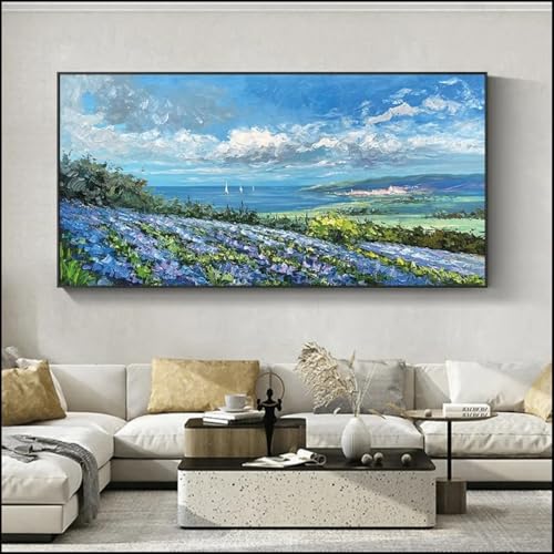 Grandes images de fleurs sur toile encadrée décoration murale de salon haut de gamme