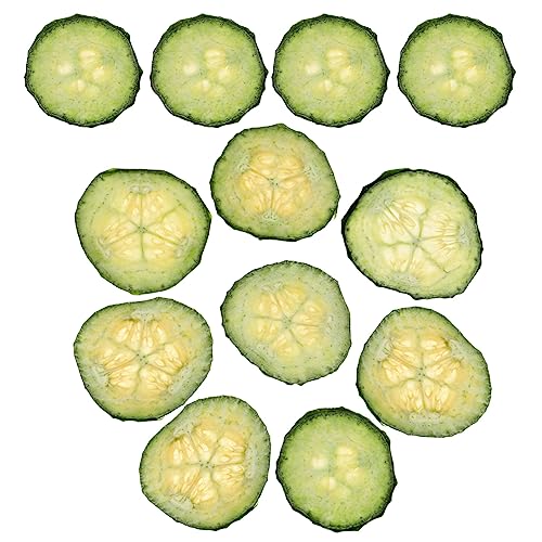 SEWACC 12st Gemüsescheiben Handgemachte Blumendekoration Handyhülle-anhänger Trockenpressung Blumig Handgemachte Obstdekoration Getrocknetes Gepresstes Gemüse Epoxidharz Pflanze Eben Kind