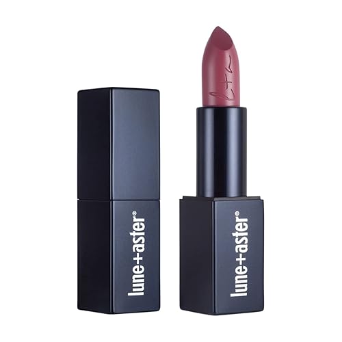 Lune+Aster Lápiz labial PowerLips - Confident - Formulado con aceite nutritivo de jojoba, vitamina E y aceite de semilla de girasol, la textura