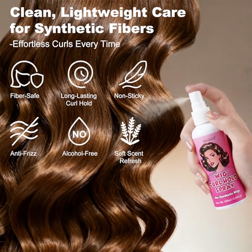 Spray fijador para pelucas sintéticas 3.38 oz miniatura 7