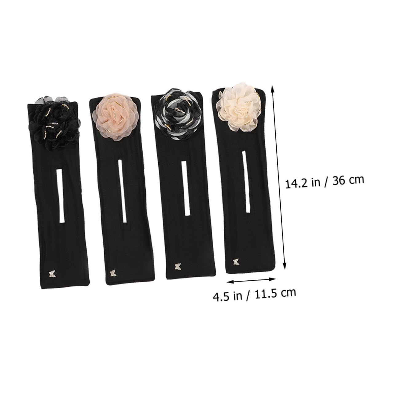 FOMIYES 12piezas Herramienta Para Hacer Moños De Flores Moldeador De Cabello Para Mujeres y Niñas Accesorio Decorativo Para Peinados y Deportes