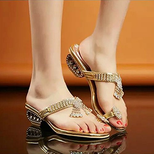 Girllike Women's Toe Ring Summer Beach Party Get Together School Carnival Casual Evening Slipper Sandals - Image 3