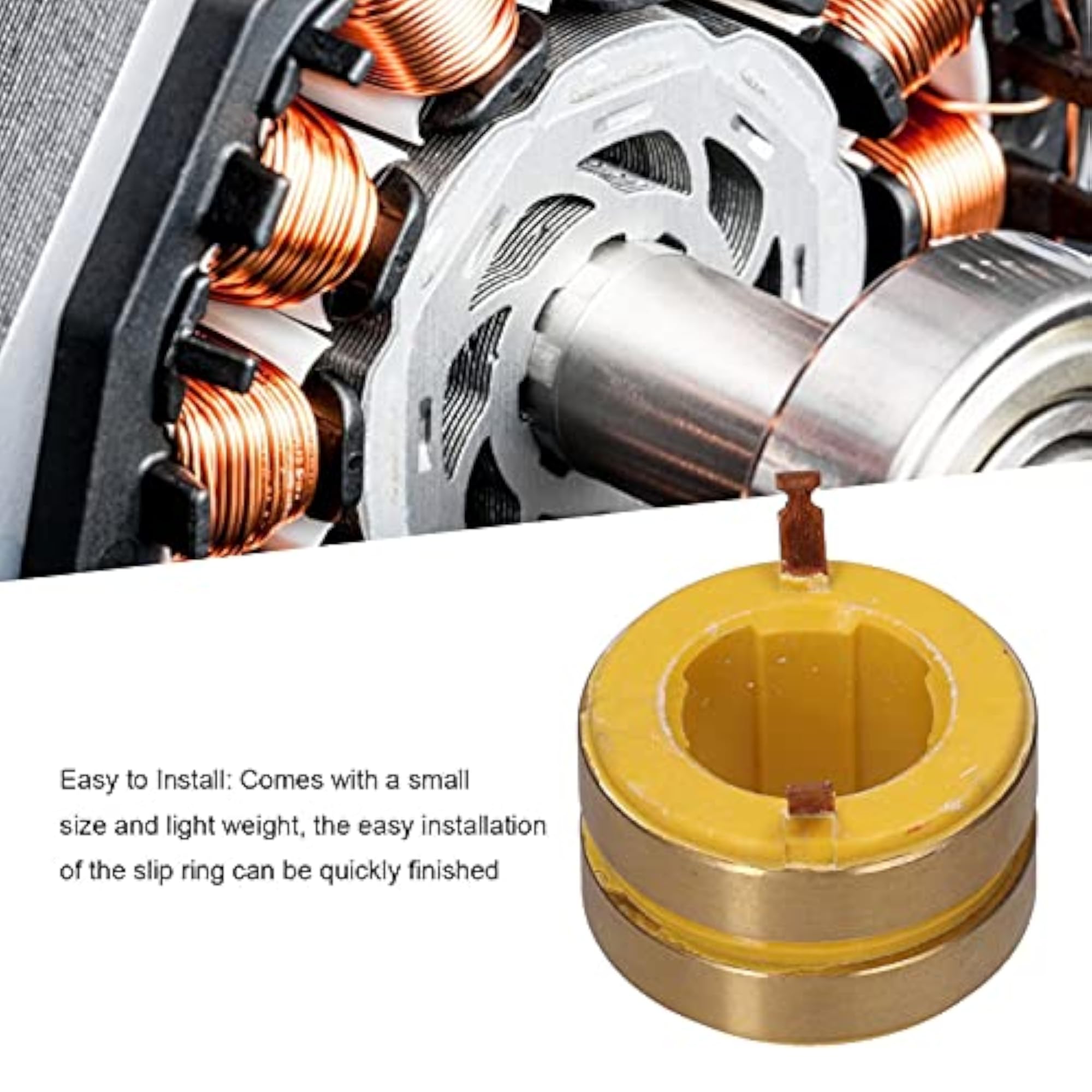 Slip Ring, 41mm OD Easy Installation Brass Conductive Rings