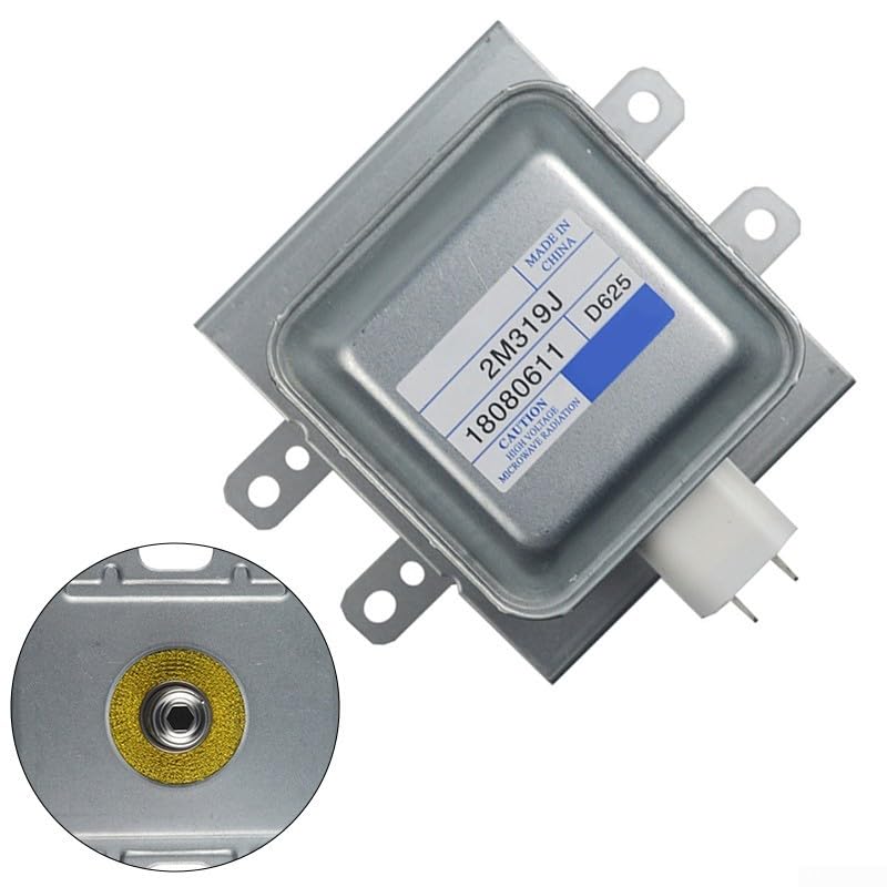 Magnetron 2M319J-930 Four à micro-ondes 1000 W 2450 MHz Refroidissement par air Longue plaque de base avec montage 35 x 115 mm