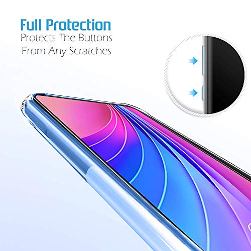Image of TheGiftKart Camera Protection Back Cover Case for Vivo V15 Pro (Inbuilt Dust Plugs & Anti-Slip Grip | TPU, Silicone | Transparent)